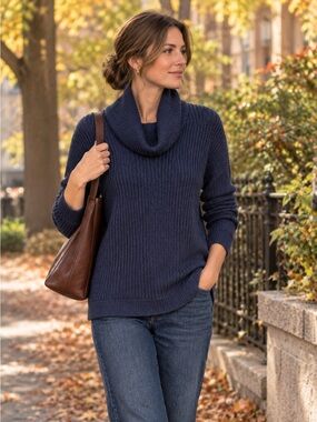 NWT BCBG Max Azria Sandrah Wool Blend Knit Cowl Neck Sweater Oversized XS S Chic